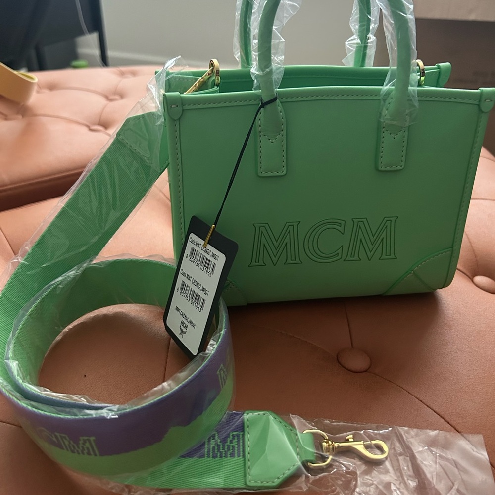 Mcm tote green